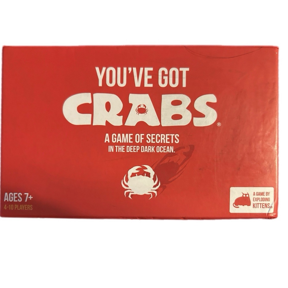20178 Matthew Inman & Elan Lee YOU'VE GOT CRABS Party Game 4~10 Players Ages 7+